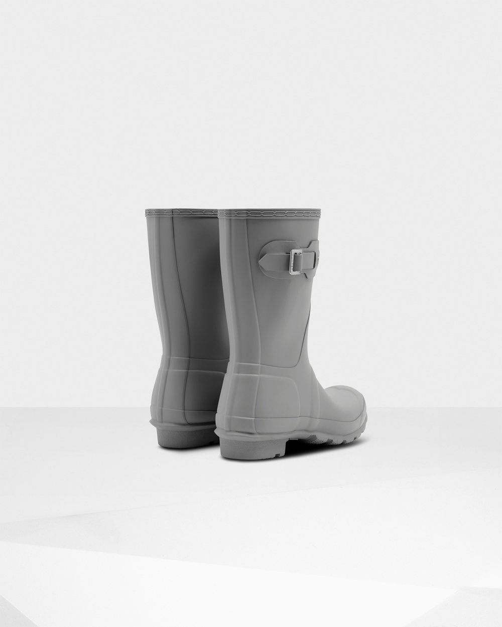 Womens Hunter Short Rain Boots Grey - Original - 2810695-PT